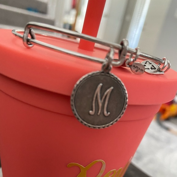 Alex and Ani Bangle “M” initial - Picture 3 of 4